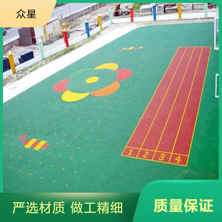 衡阳市篮球场硅PU塑胶地坪 - 一站式服务